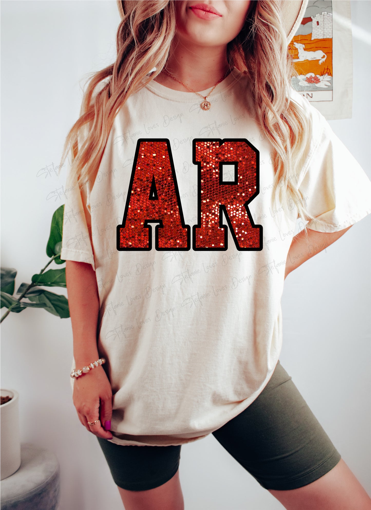 AR Sequins png, Arkansas Sequins Digital Design