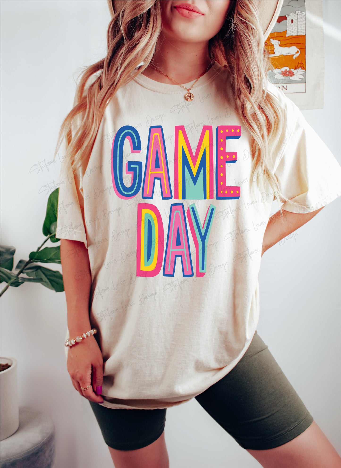 GAME DAY Stacked Cute Font svg eps pdf png, Digital Design