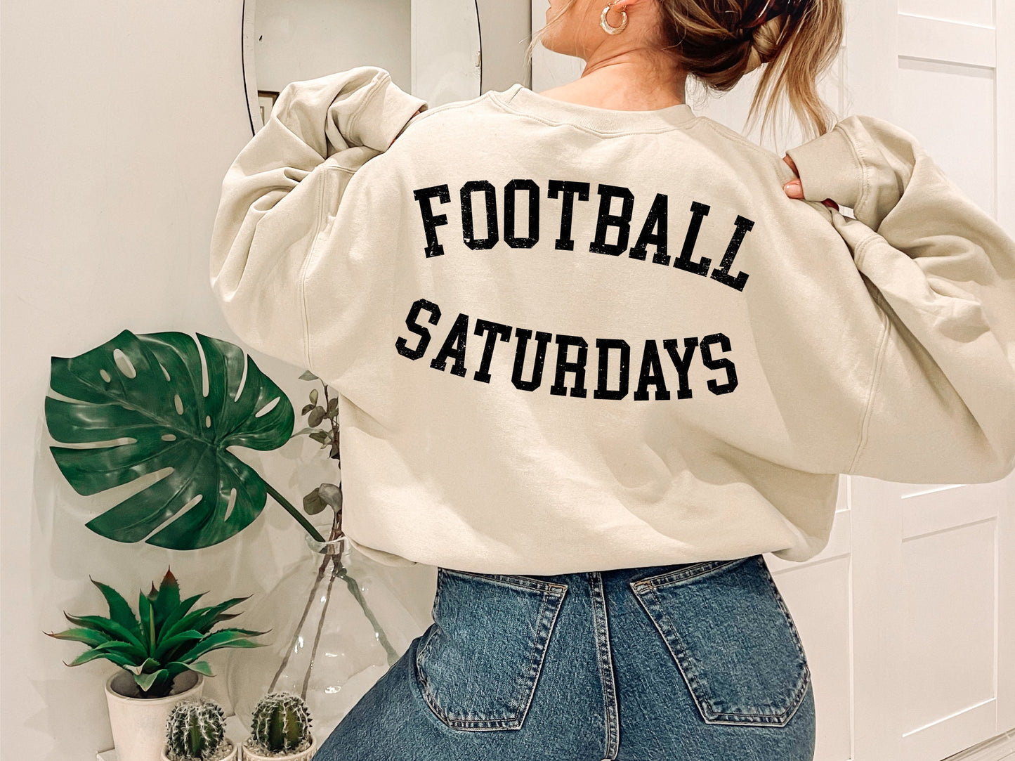 Football Saturdays PNG, Distressed png, Football png, Sports png, Digital Design