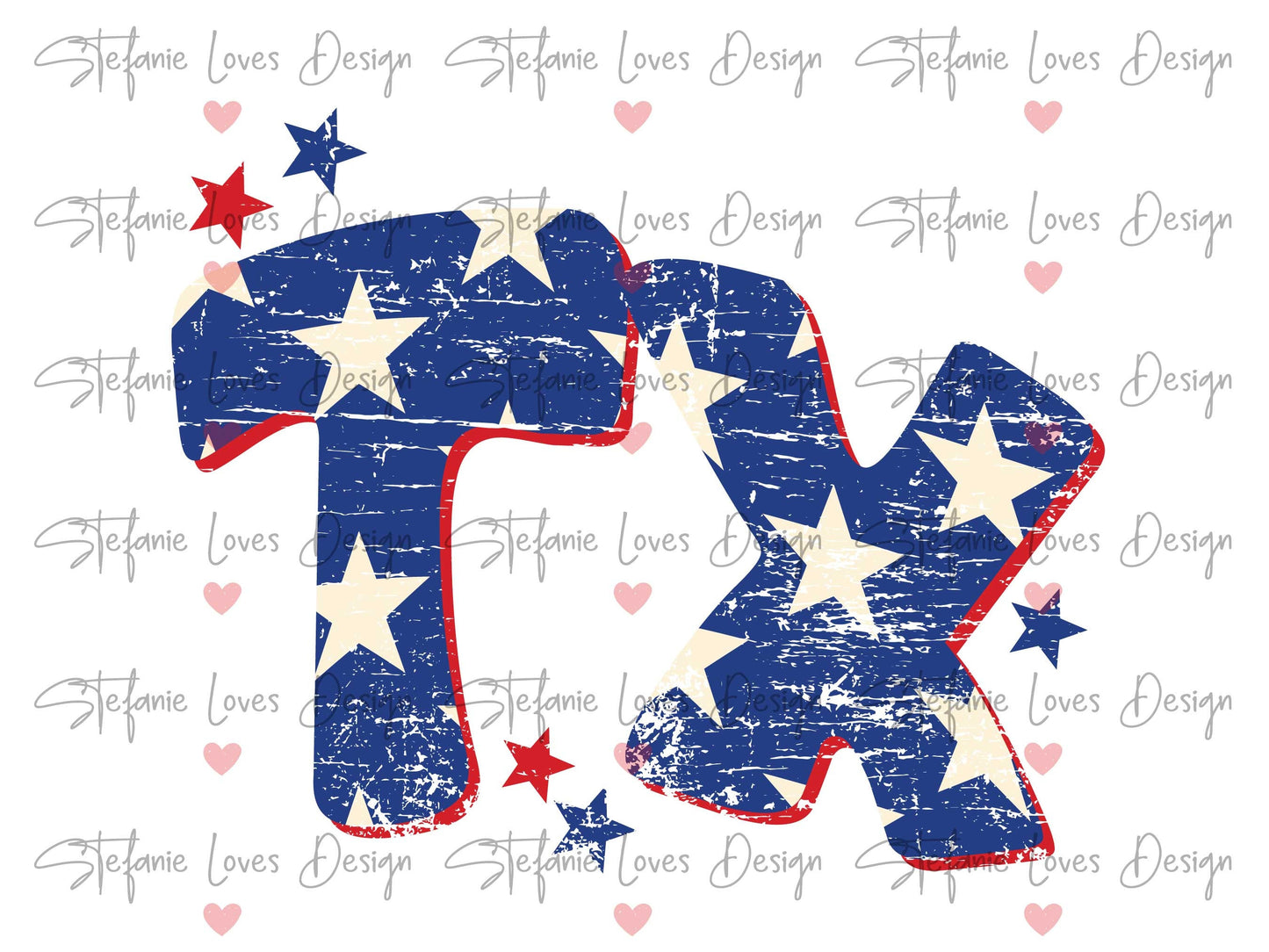 Texas TX Star Distressed Patriotic Design, Texas png, American Digital Download