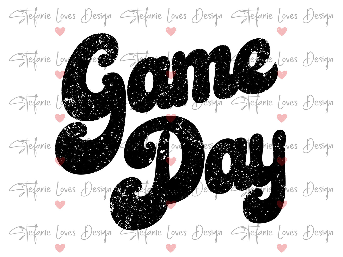 Game Day Retro svg, Distressed Game Day svg, Sports Svg, Digital Design