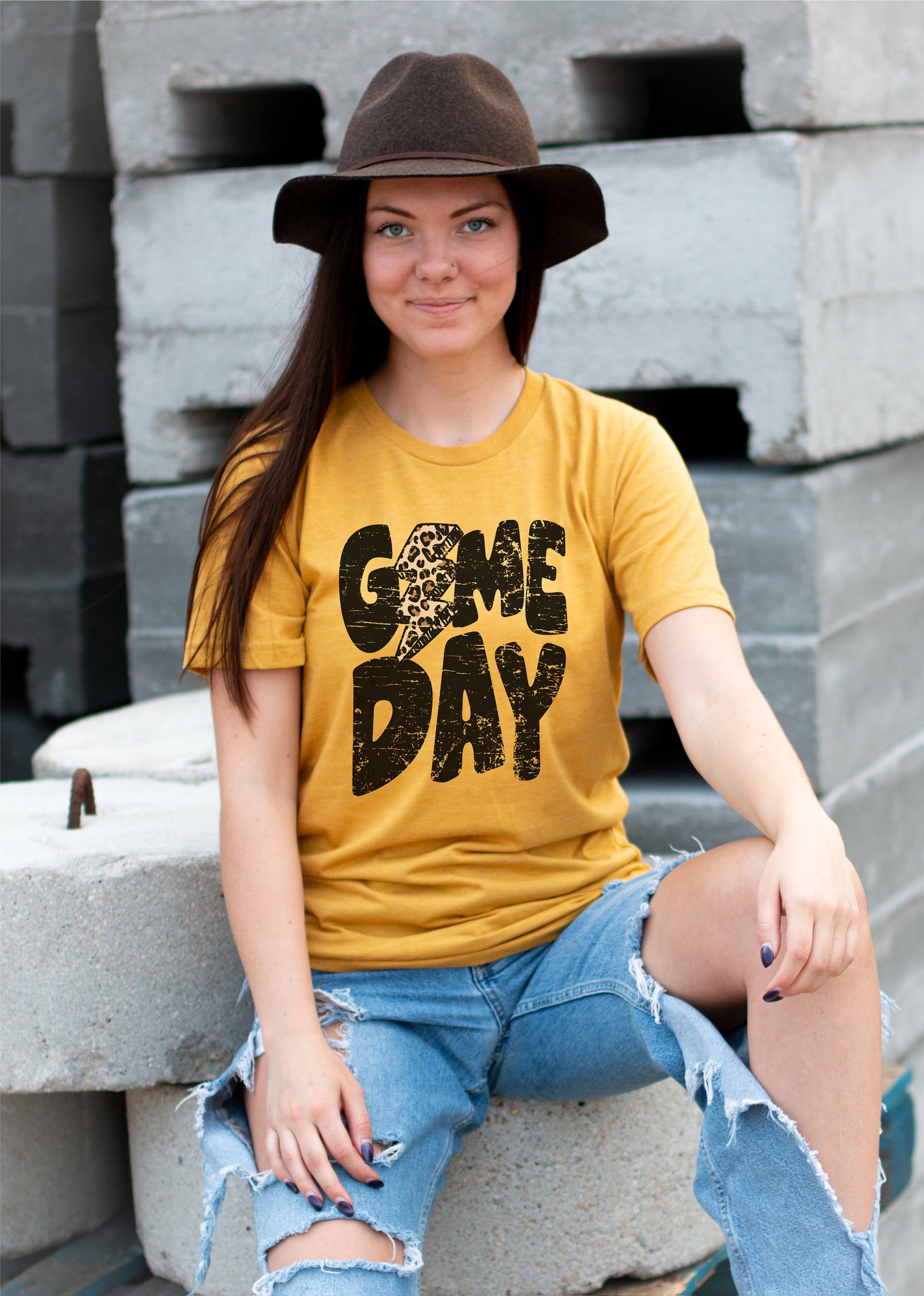 Game Day Lightning Bolt png, Distressed Game Day png, Sports png, Digital Design