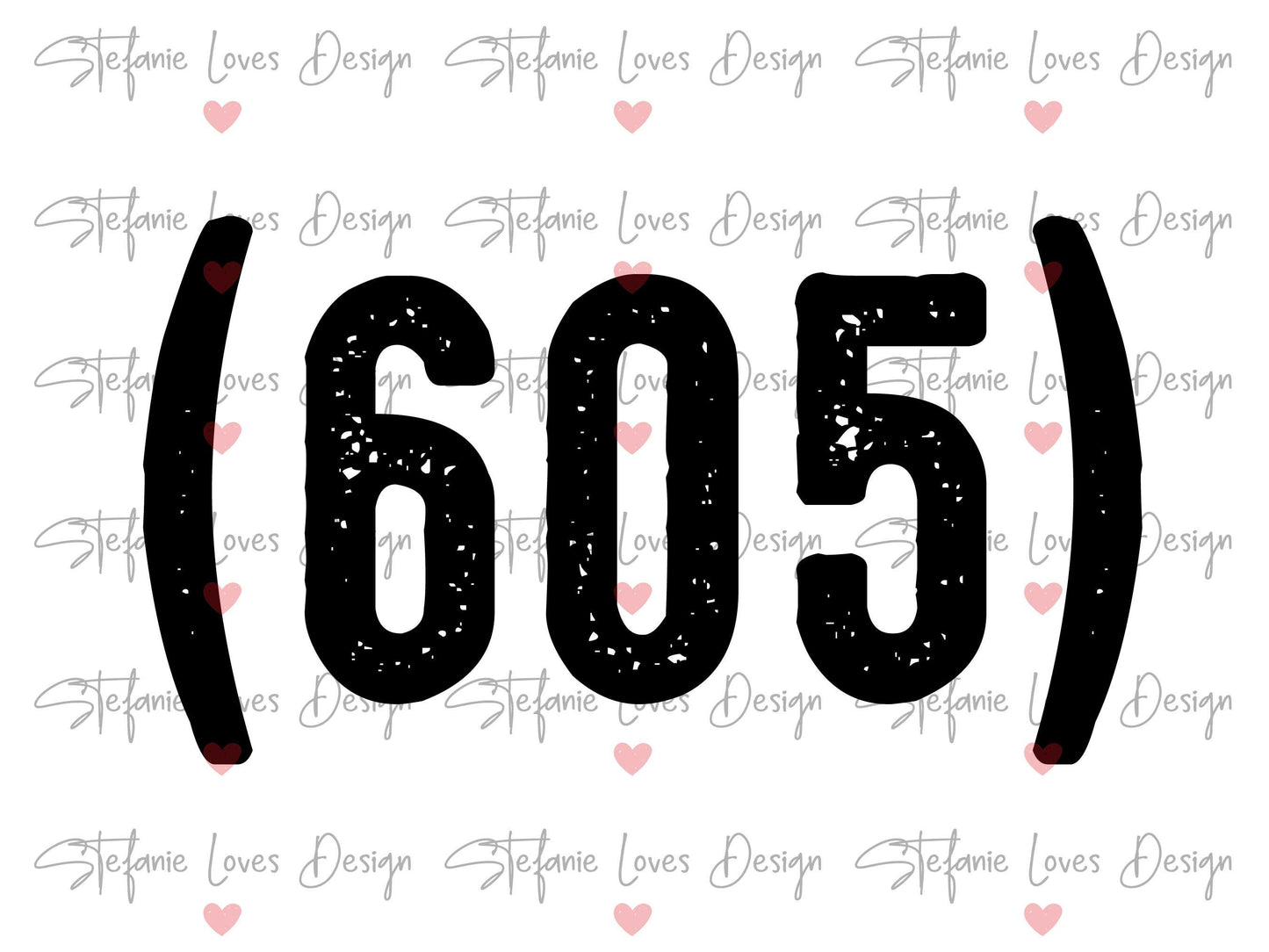 Area Code 605 svg, 605 Area Code svg, Digital Design