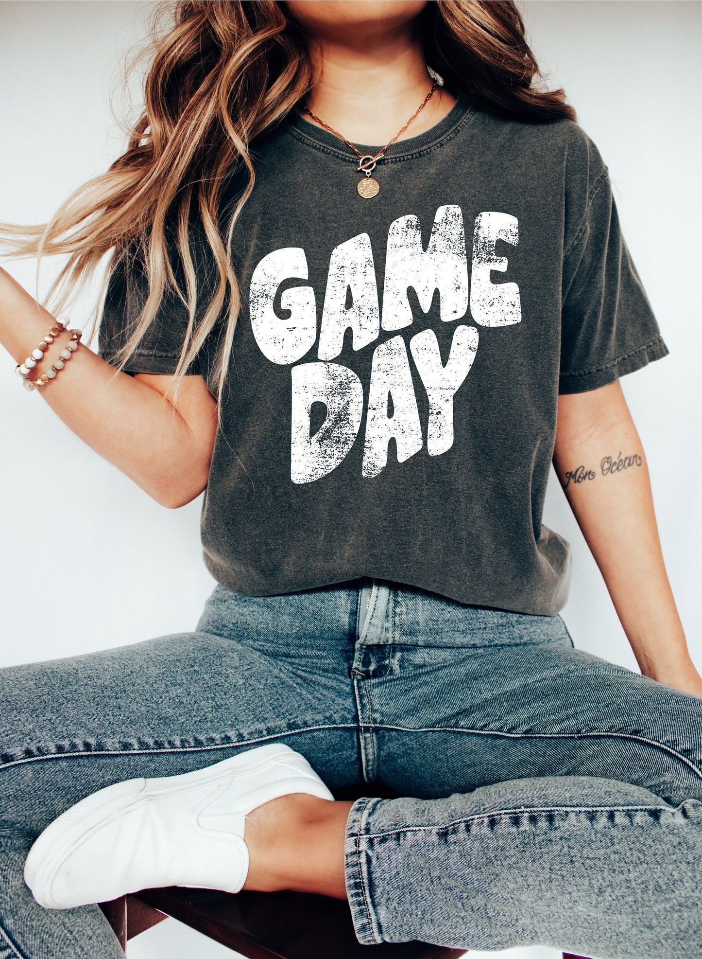 Game Day png, Distressed Game Day png, Sports png, Digital Design