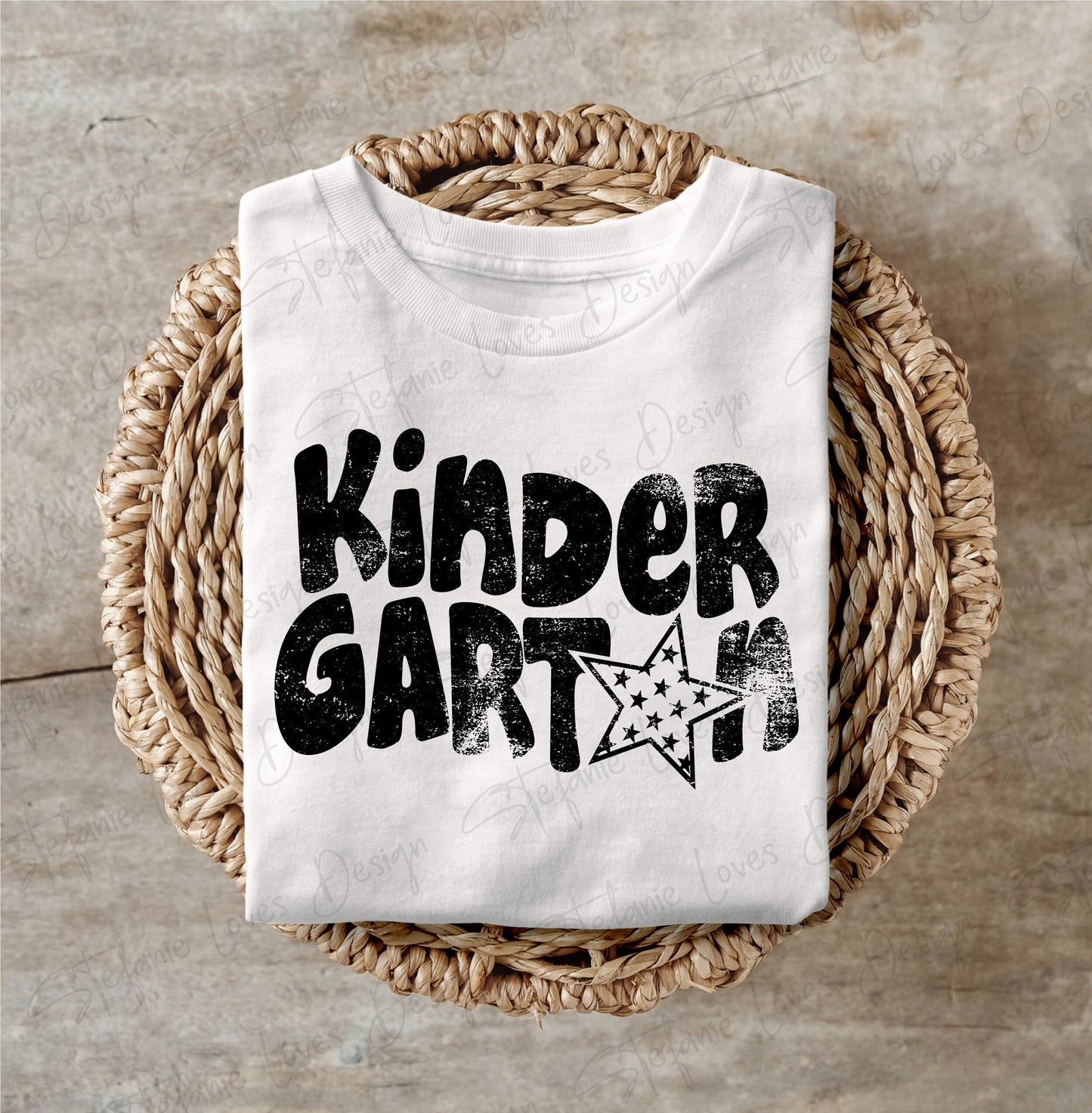 Kindergarten png, Distressed Kindergarten png, 1st Grade, Digital Design, Back to School