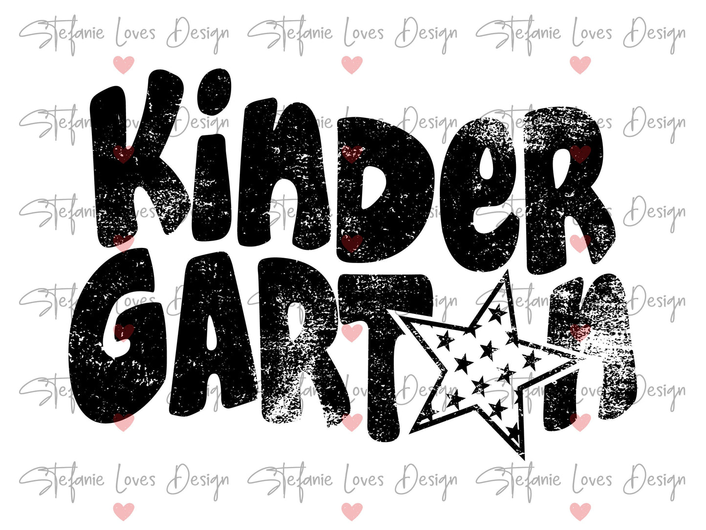 Kindergarten png, Distressed Kindergarten png, 1st Grade, Digital Design, Back to School