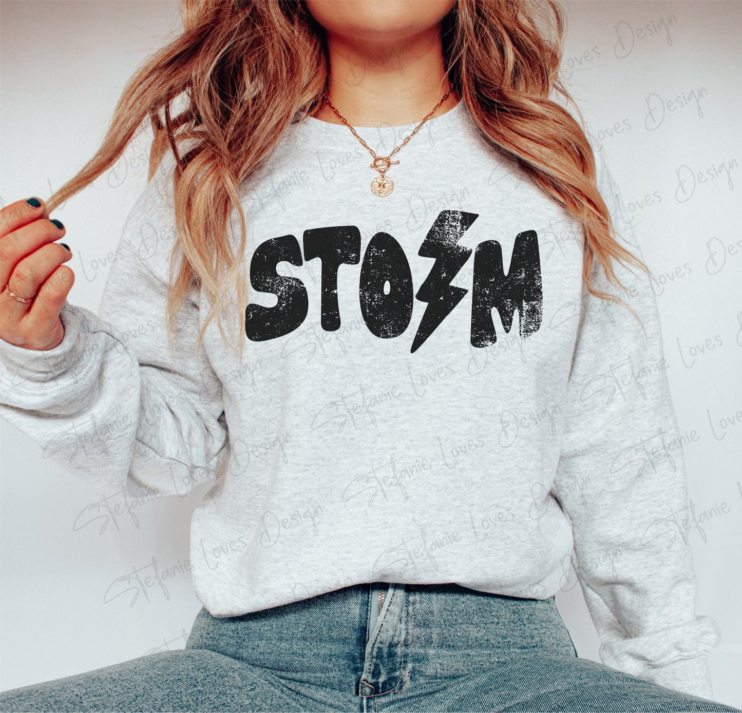 Storm Lightning Bolt Distressed png, Distressed Storm Warning png, Sports png, Digital Design
