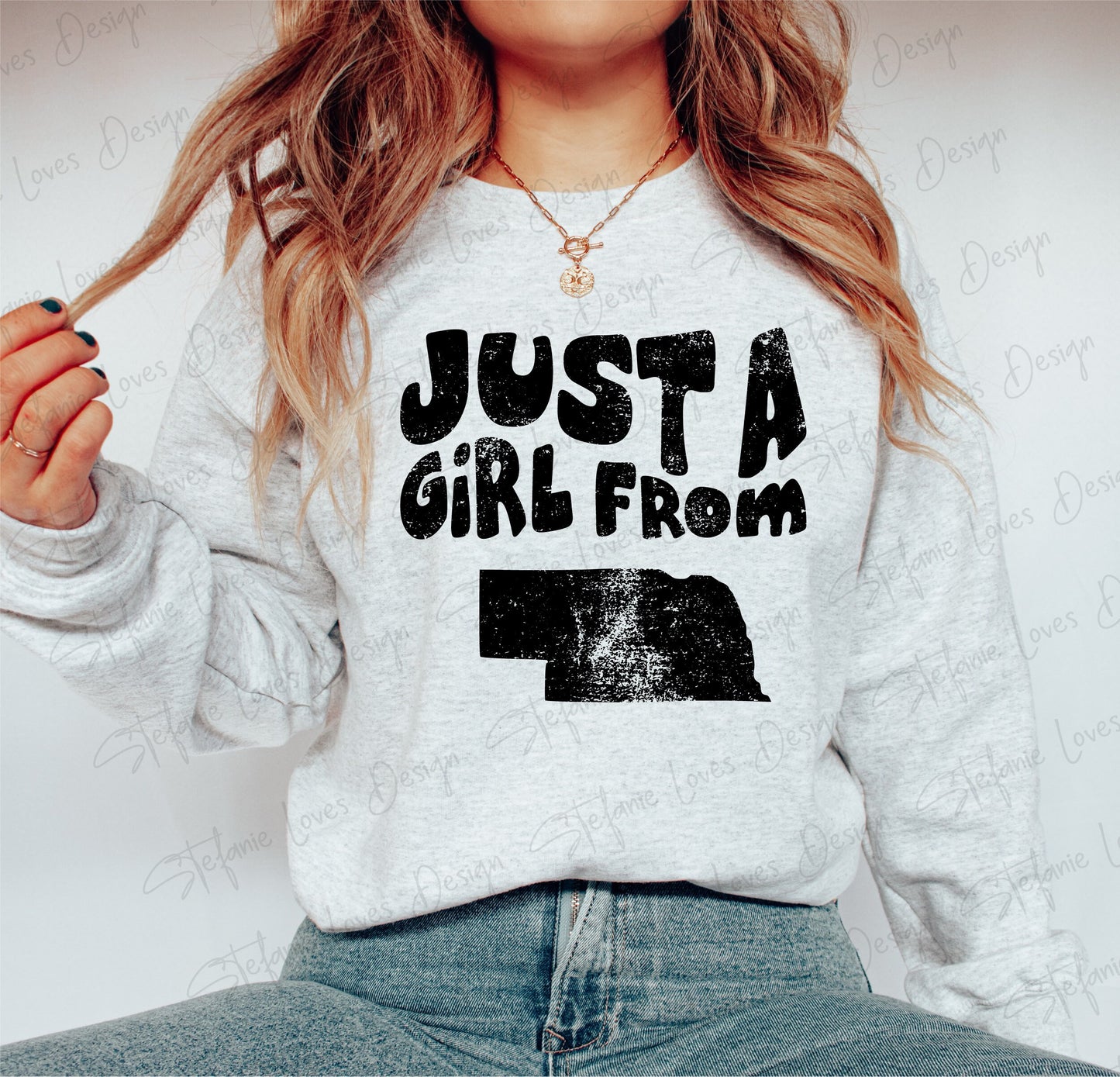 Just A Girl From Nebraska png, Distressed Nebraska png, Nebraska Shirt png, Nebraska Girl, Digital Design