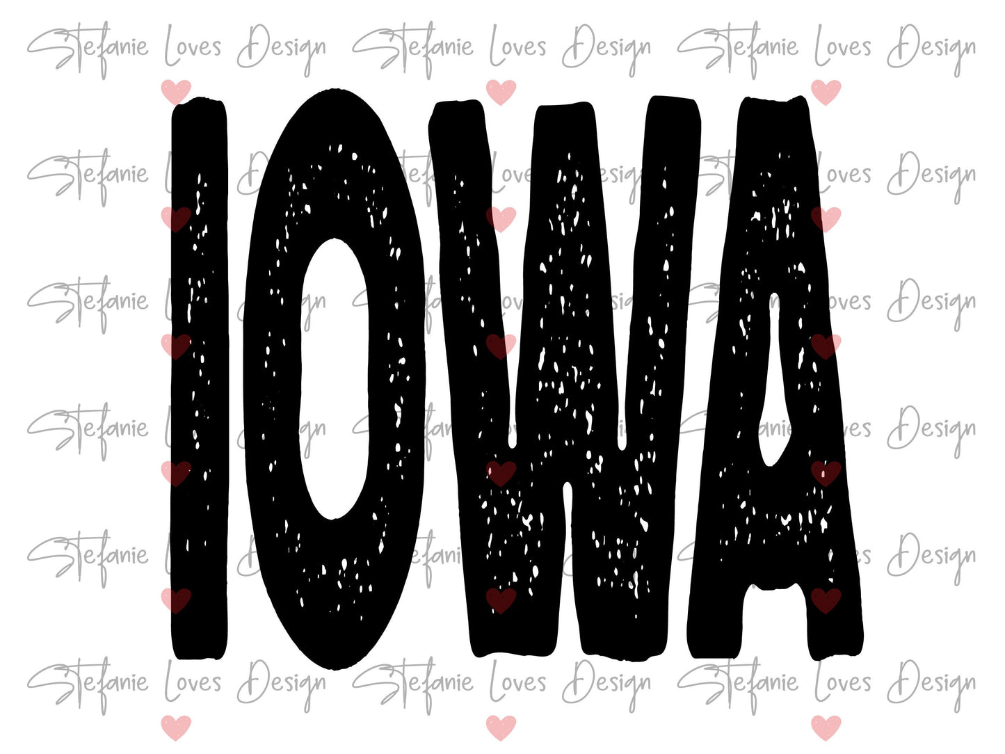 Iowa Distressed Design png and svg, Digital Design