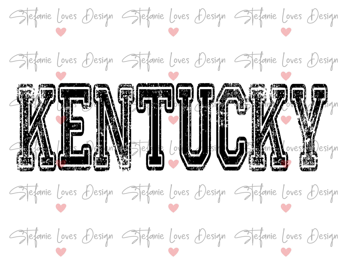 Kentucky Distressed Design png and svg, Digital Design