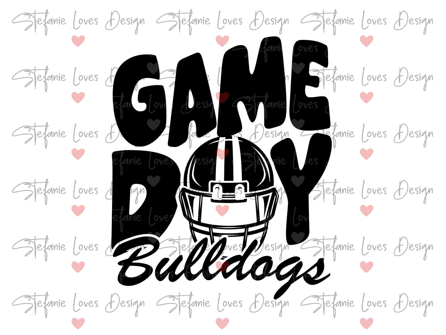 Game Day Helmet Bulldogs SVG, Bulldogs Digital Design