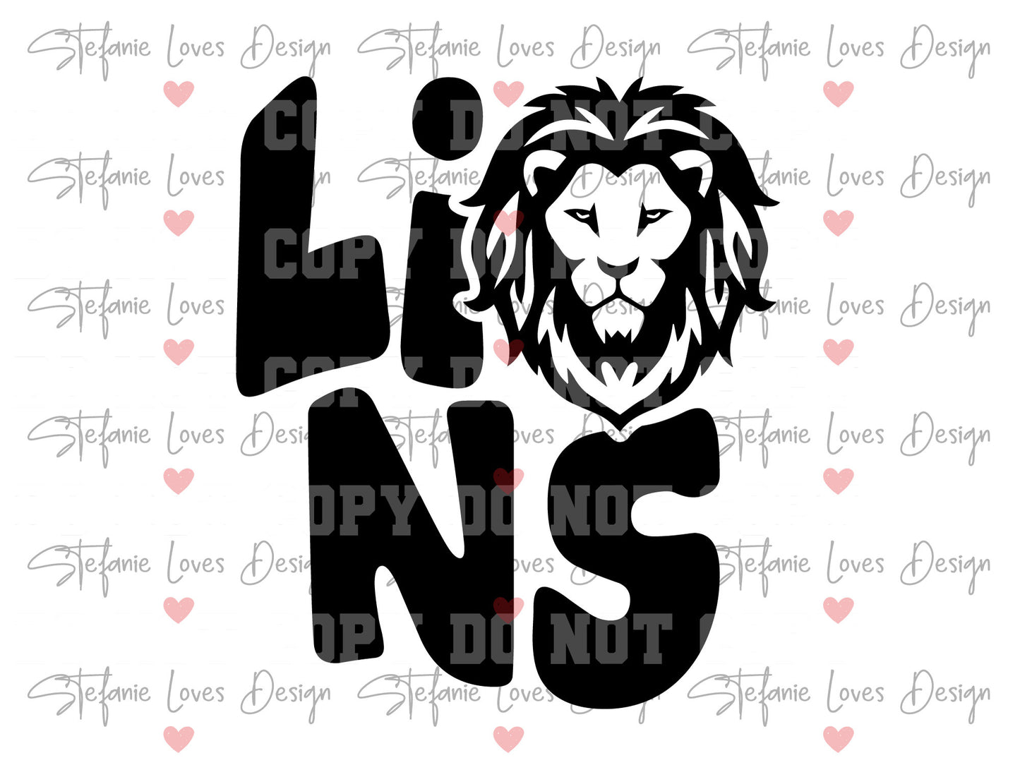 Lions SVG and PNG, Digital Design