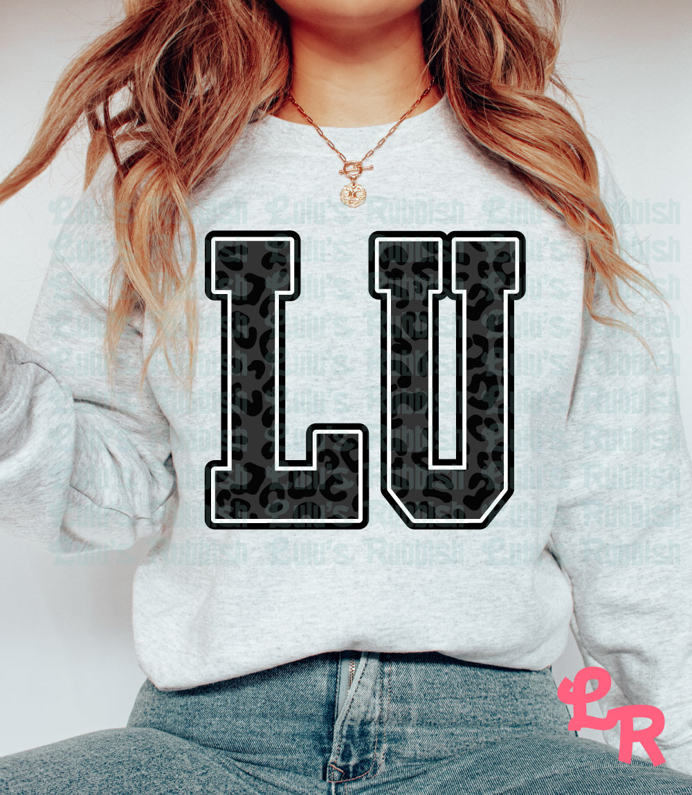 Black Camo Alphabet | Camouflage Letter Set | Digital Download