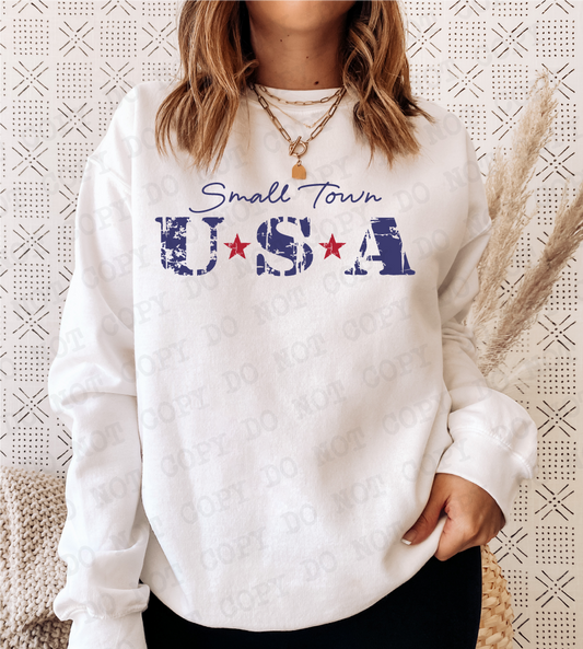 Small Town USA Grunge eps png Digital Design