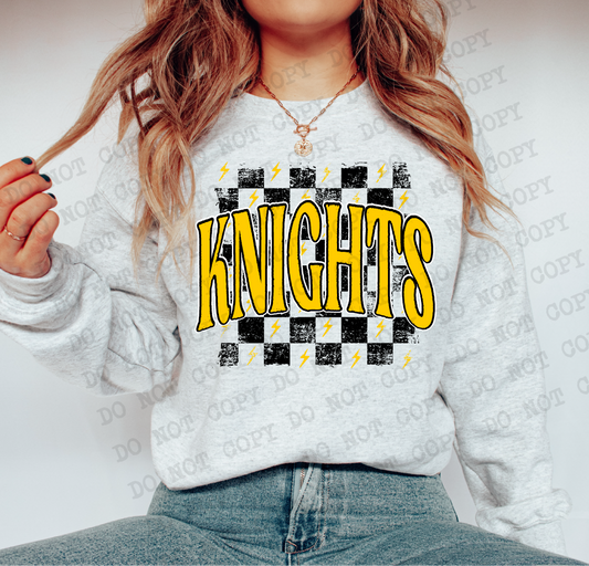 KNIGHTS Checkered Rag Gold