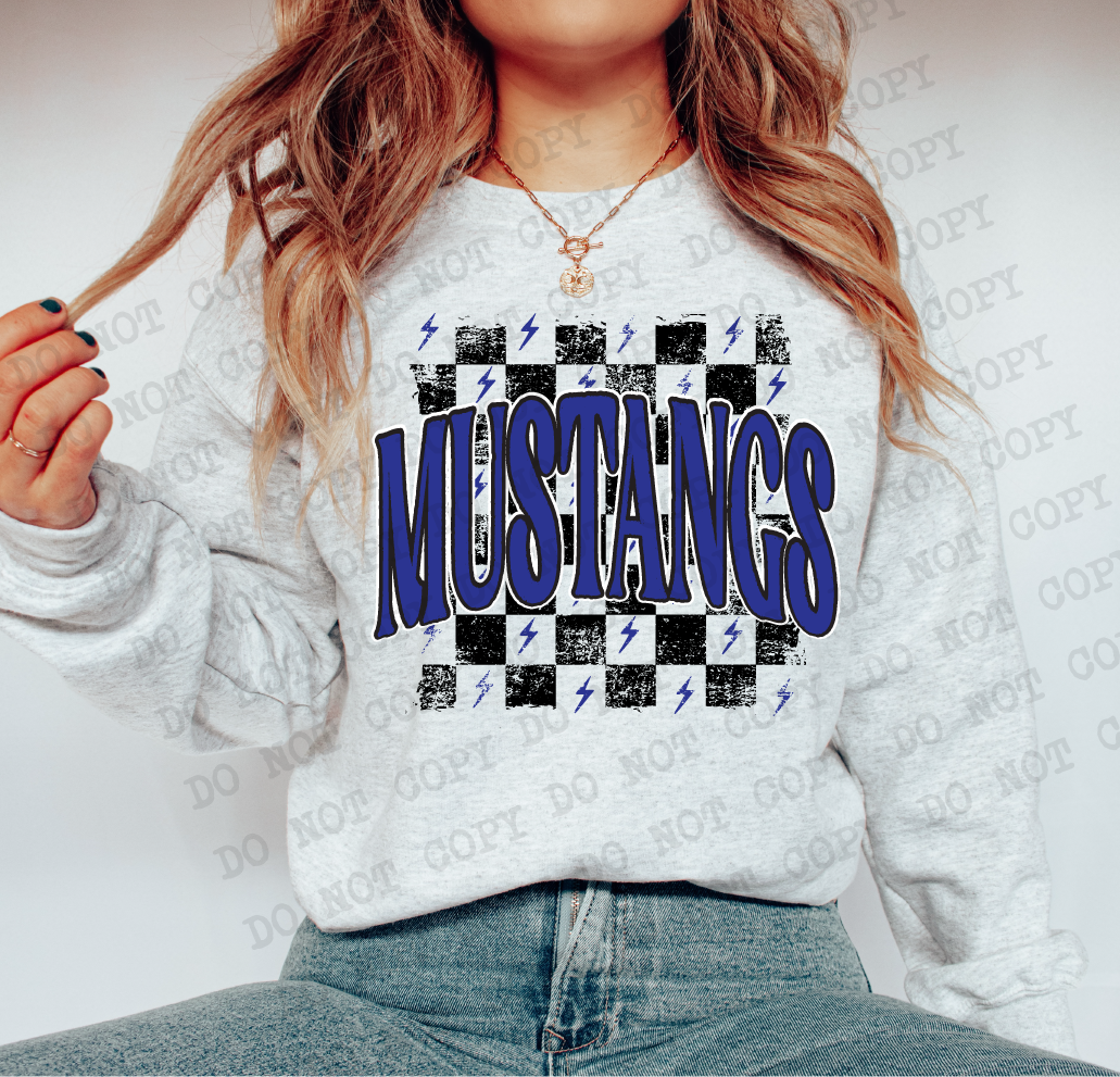 Mustangs Checkered Rag Royal