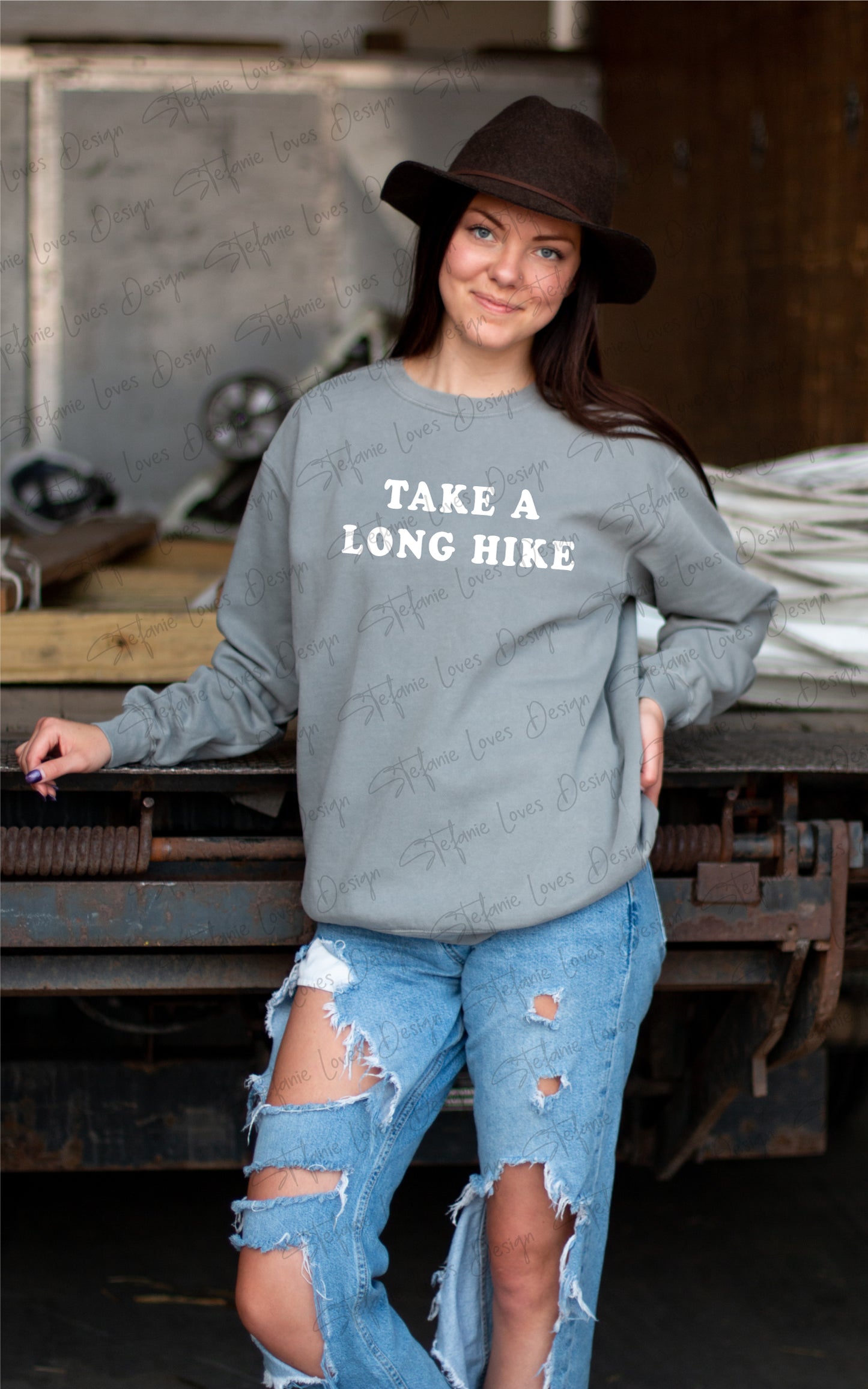 Take A Long Hike Digital Design