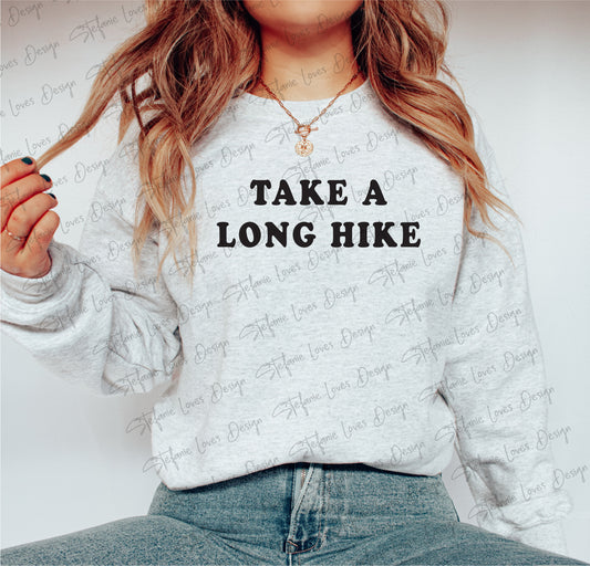 Take A Long Hike Digital Design