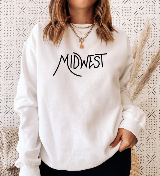Midwest svg, Hand Lettered svg, Digital Design