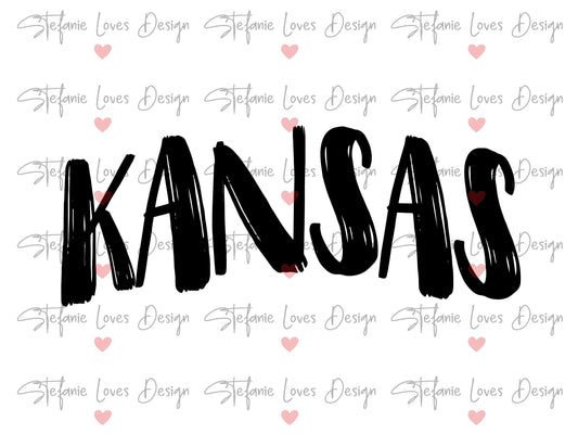Kansas State SVG, Kansas Svg, State Svg, Kansas Cut File Svg, Files for Cricut Sublimation DTF
