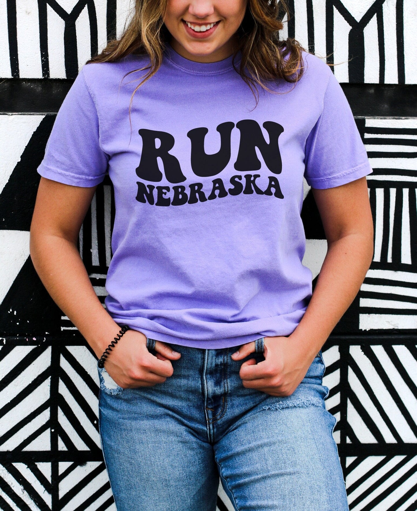 Run Nebraska svg, Running svg, Wavy Letters Svg, Nebraska, Digital Design