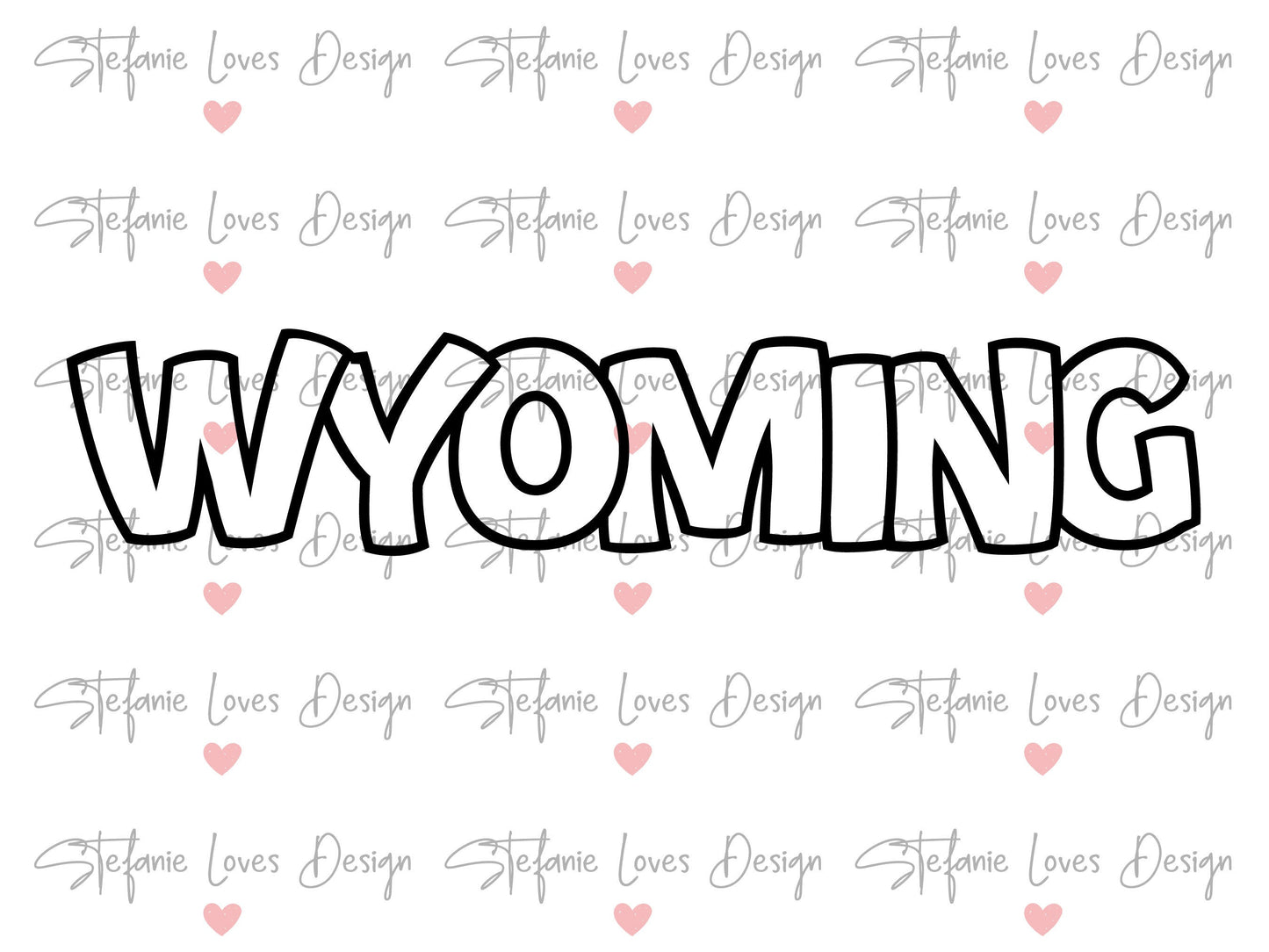 Wyoming svg, Wyoming Outline svg, Wyoming shirt svg, Digital Design