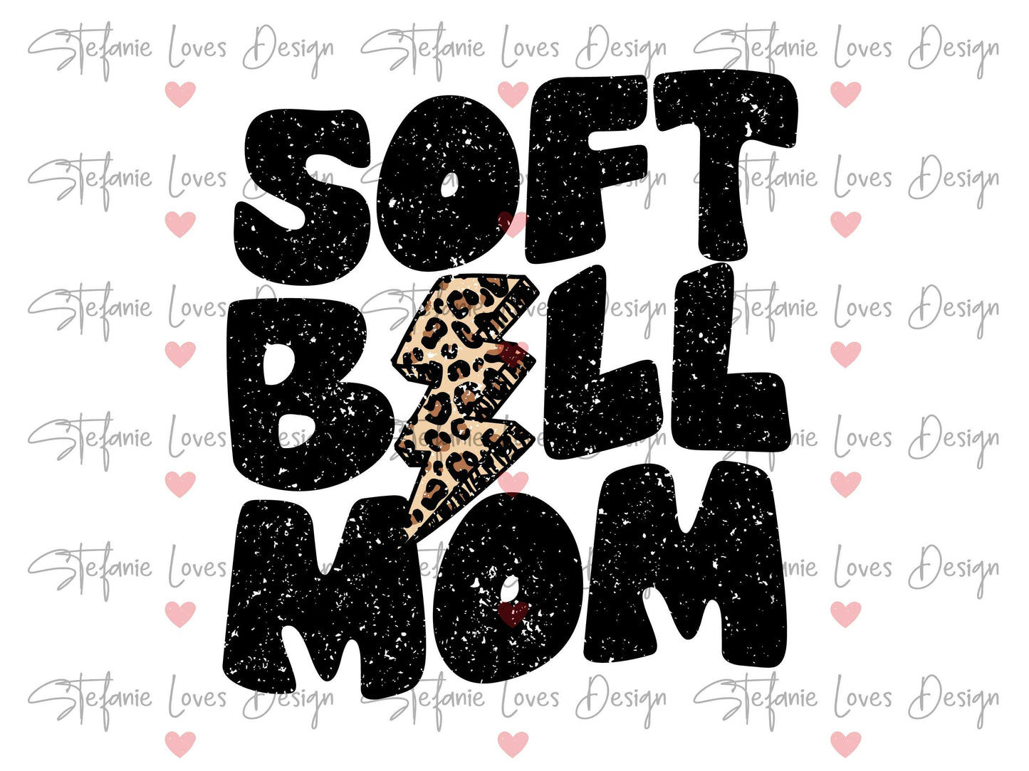 Softball Mom Lightning Bolt png, Distressed Softball Mom png, Sports png, Digital Design
