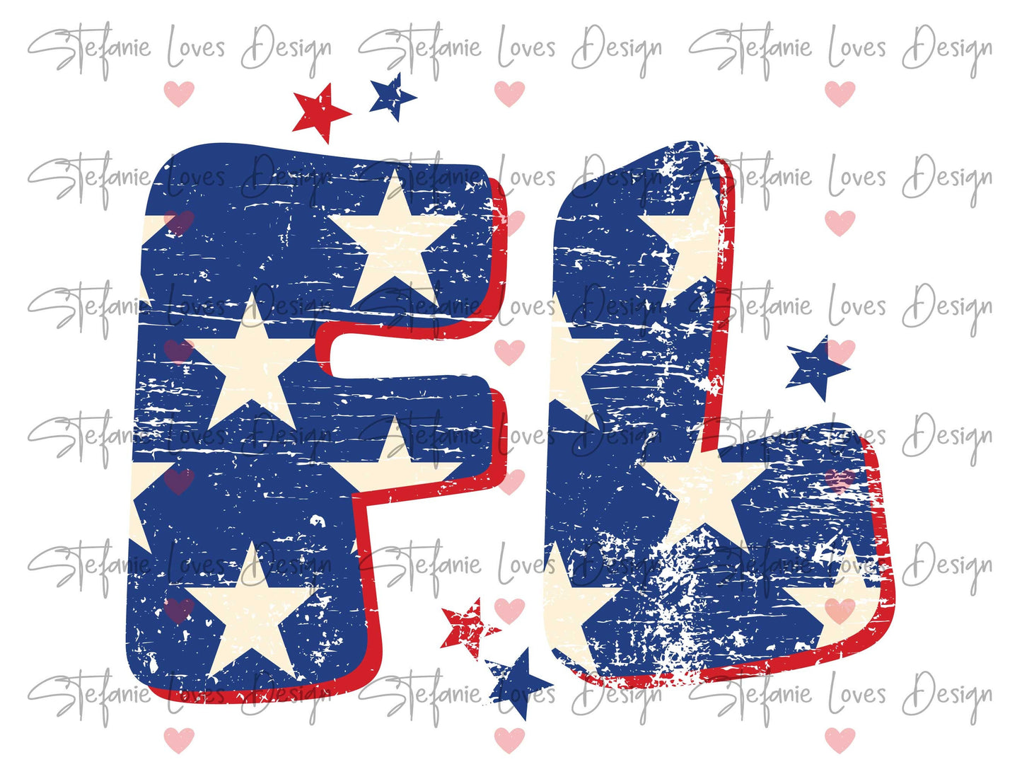 Florida FL Star Distressed Patriotic Design, Florida png, American Digital Download