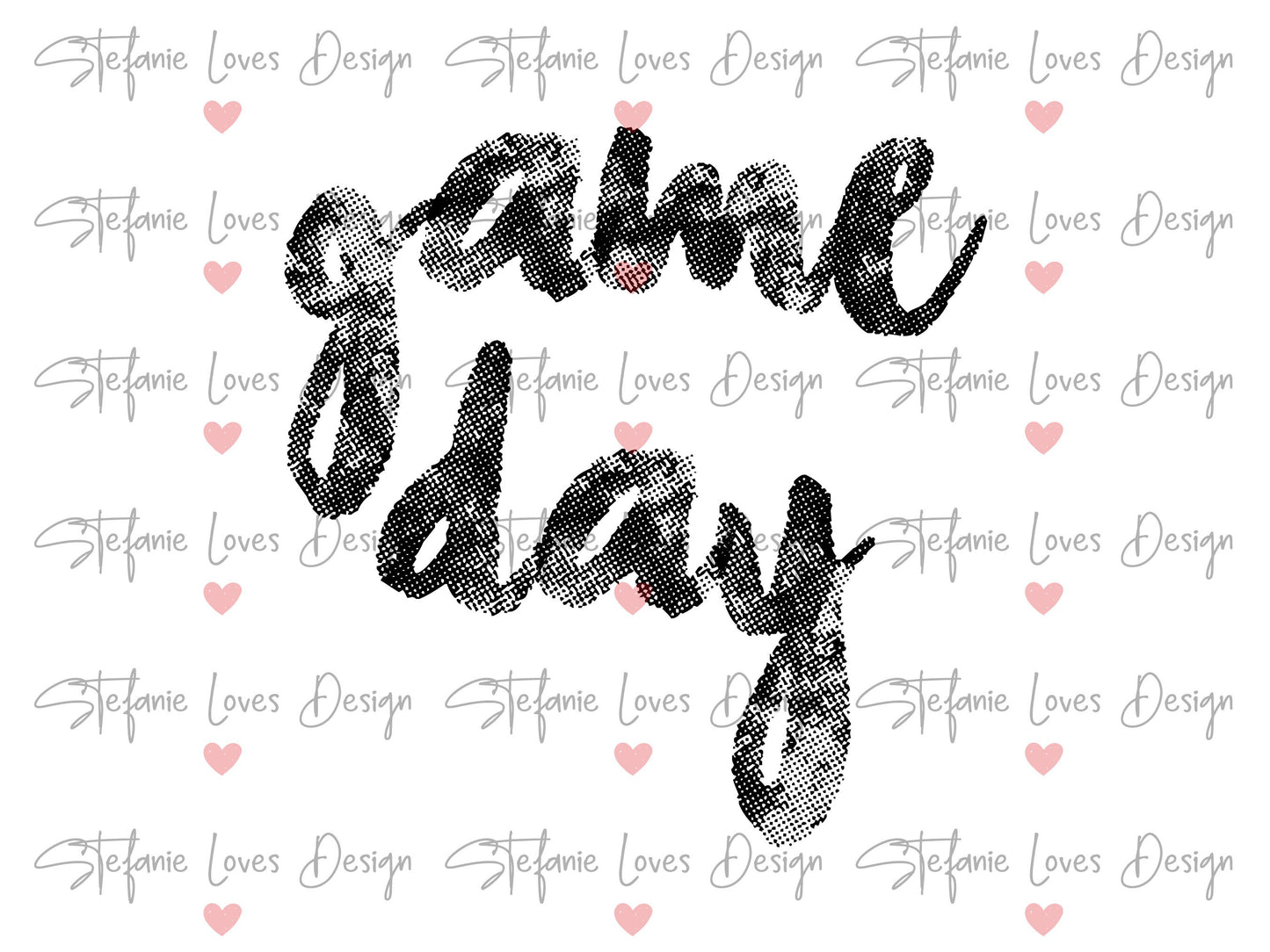 Game Day Script svg, Distressed Game Day svg, Sports Svg, Digital Design