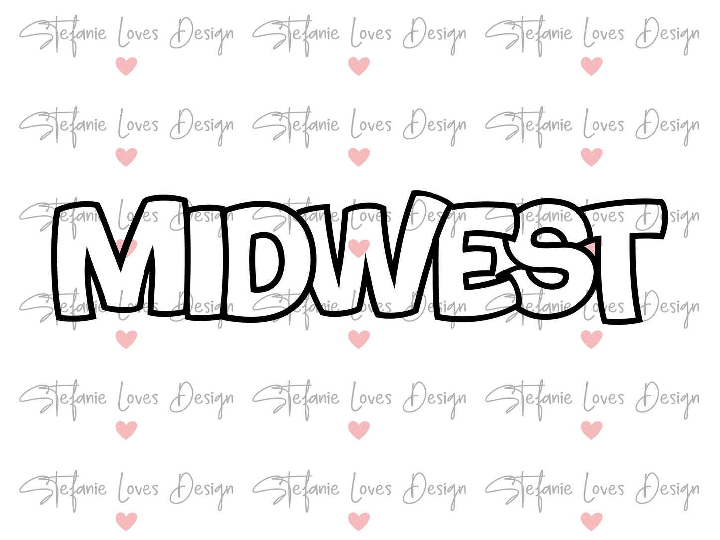 Midwest svg, Midwest Outline svg, Midwest shirt svg, Digital Design