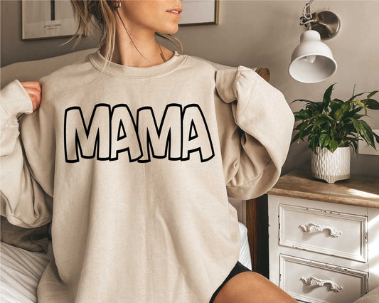 Mama svg, Mama Outline svg, Mama shirt svg, Mom svg, Digital Design