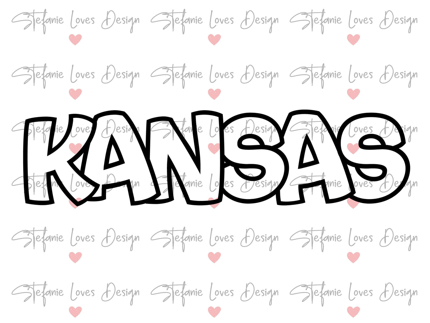 Kansas svg, Kansas Outline svg, Kansas shirt svg, Digital Design