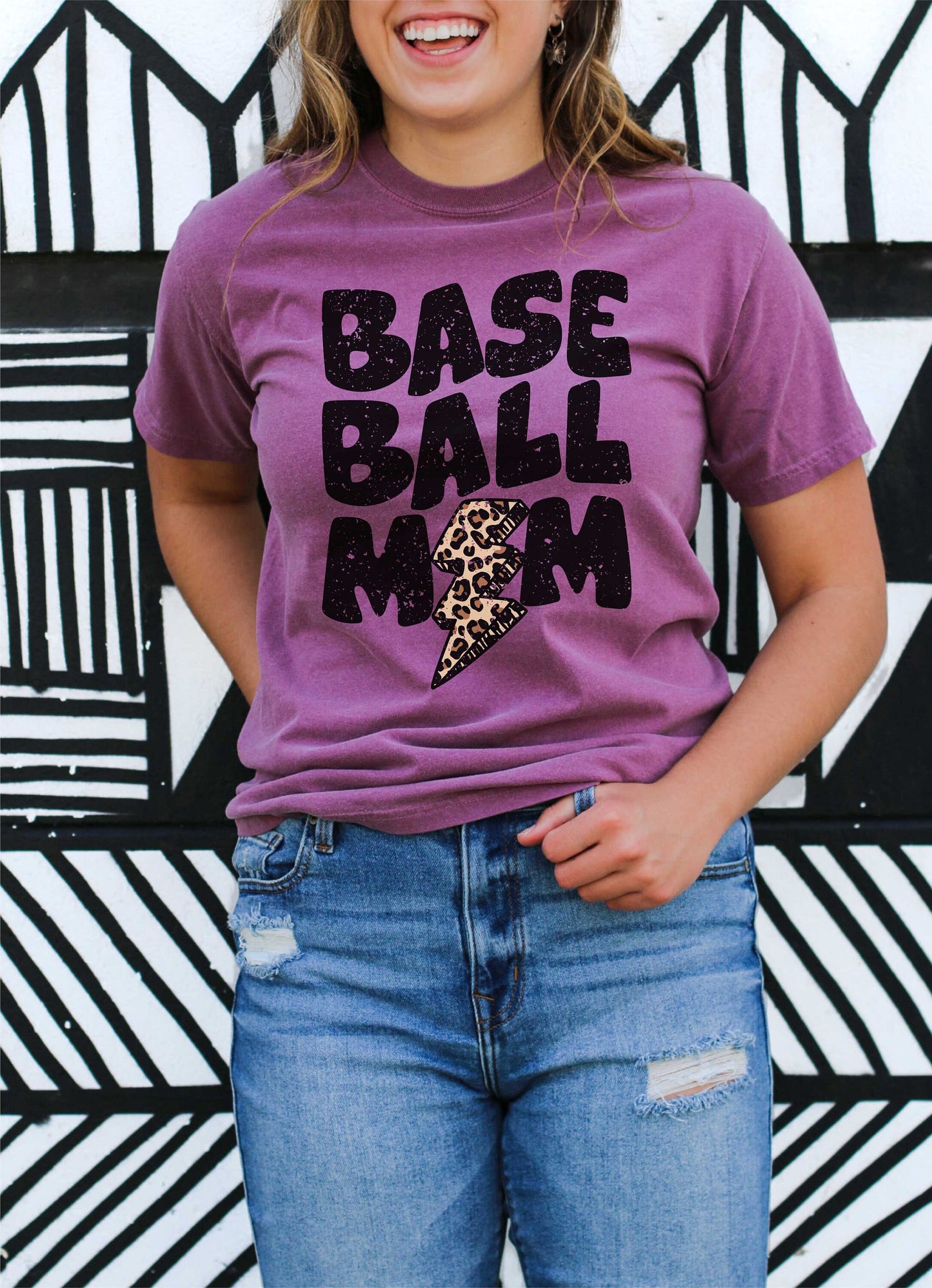 Baseball Mom Lightning Bolt png, Distressed Baseball Mom png, Sports png, Digital Design
