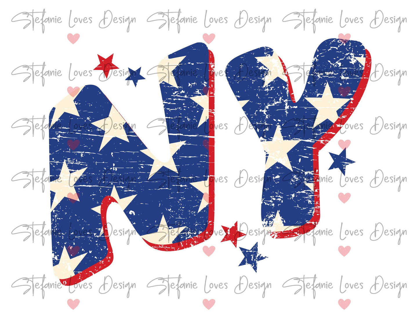 New York NY Star Distressed Patriotic Design, New York png, American Digital Download