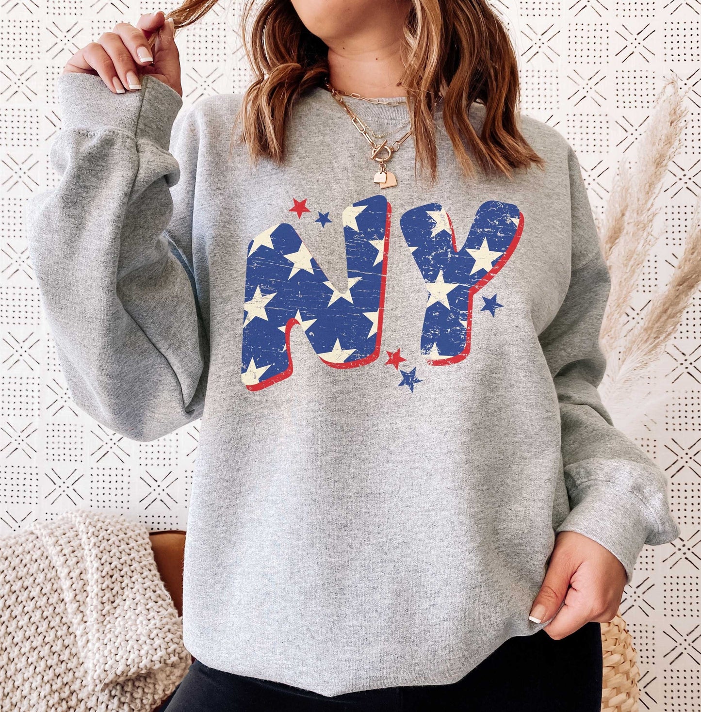 New York NY Star Distressed Patriotic Design, New York png, American Digital Download