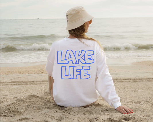 Lake Life svg, Lake Life Outline svg, Summer, Digital Design