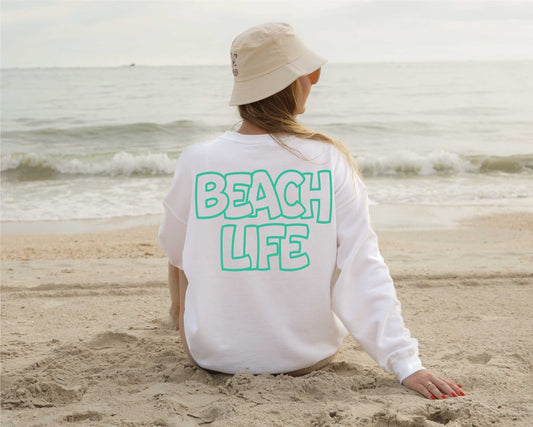 Beach Life svg, Beach Life Outline svg, Summer, Digital Design