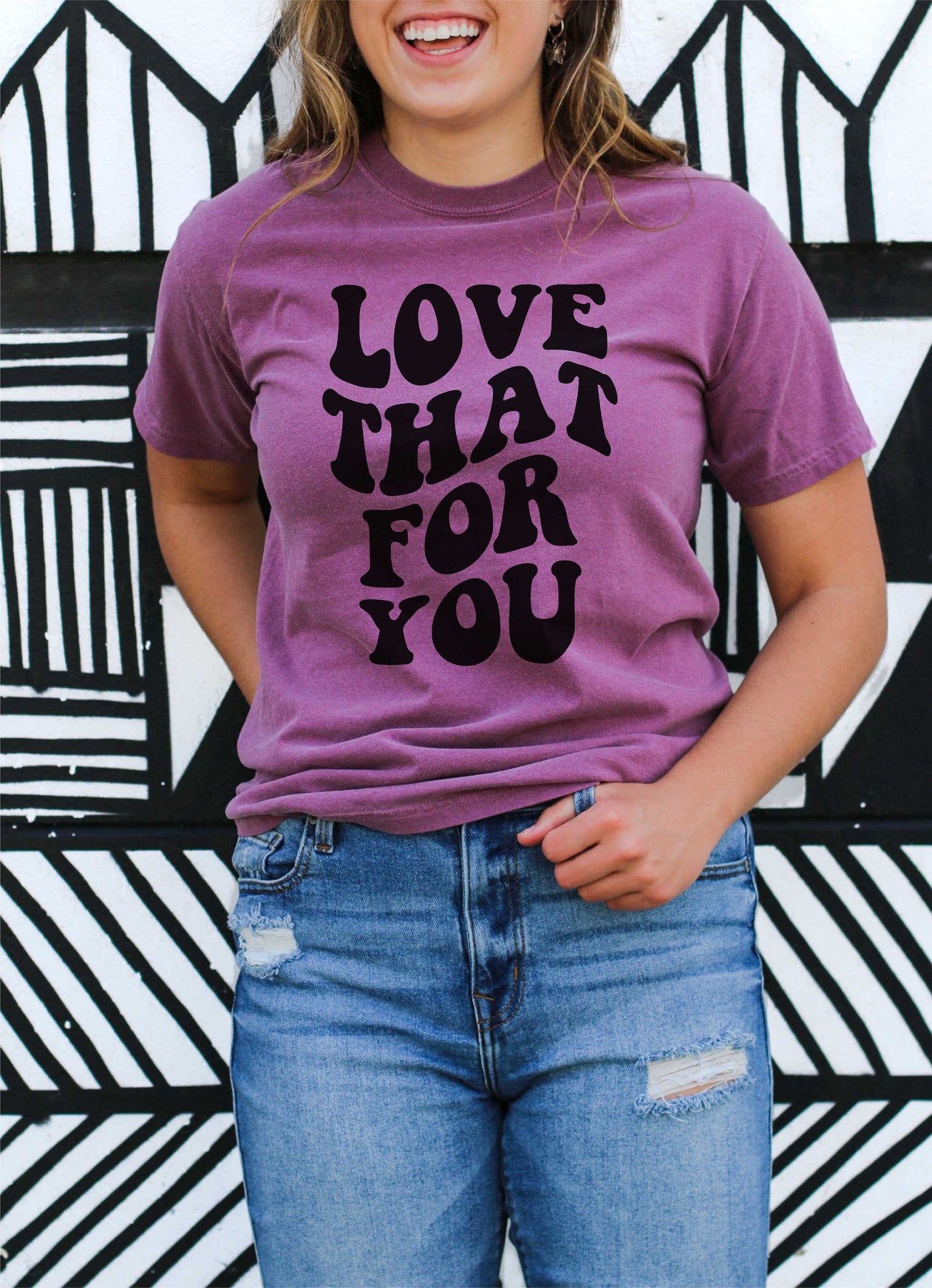 Love That For You SVG, Wavy Letter, Retro Love That For You svg, Digital Design