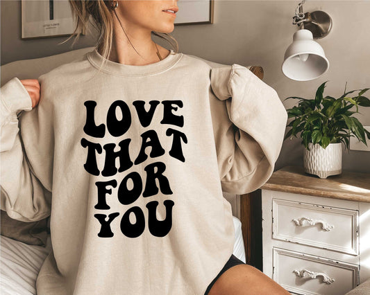 Love That For You SVG, Wavy Letter, Retro Love That For You svg, Digital Design