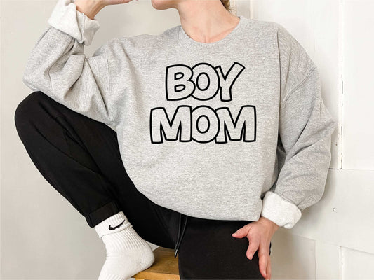 Boy Mom Outline svg, Boy Mom svg, Boy Mama Mom Digital Design