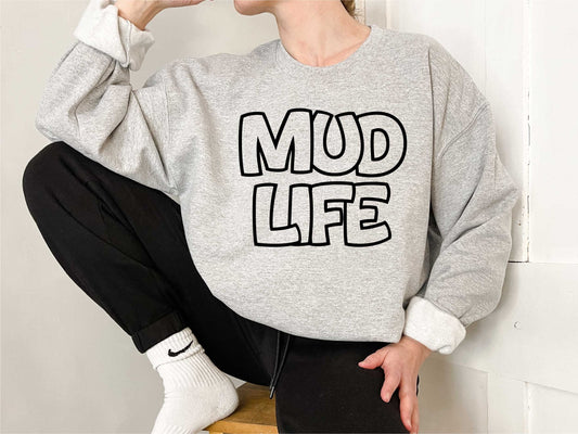 Mud Life svg, Mud Life Outline svg, Digital Design