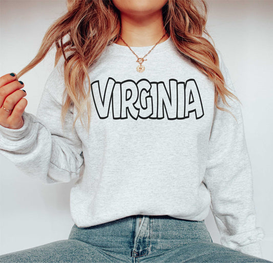 Virginia svg, Virgina Outline svg, Virgina shirt svg, Digital Design