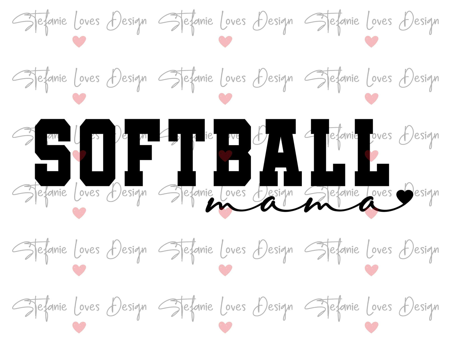 Softball Mama svg, Softball svg, Digital Design