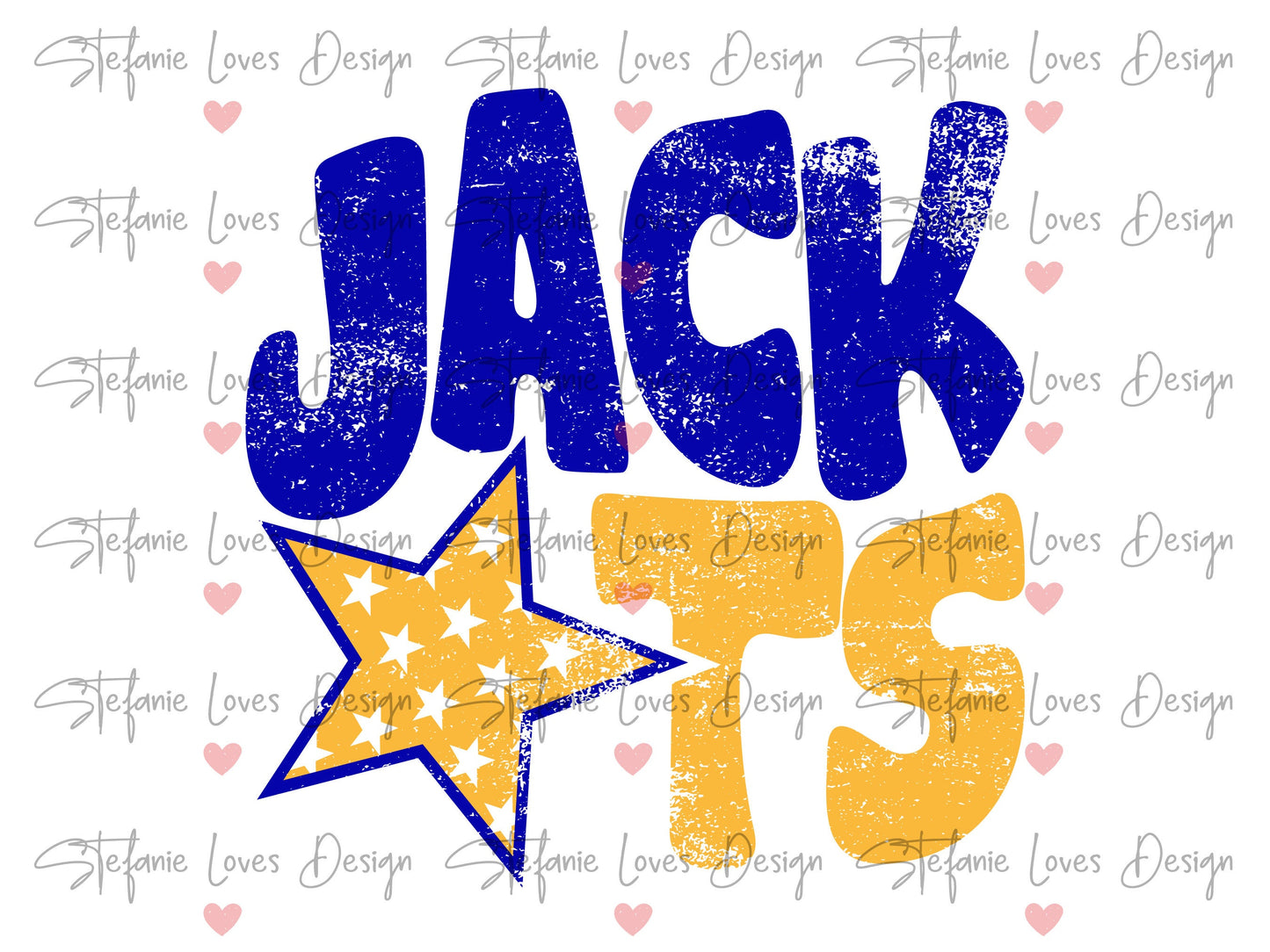 Jackets Distressed Star PNG, Jackets png, Retro Letter Digital Design