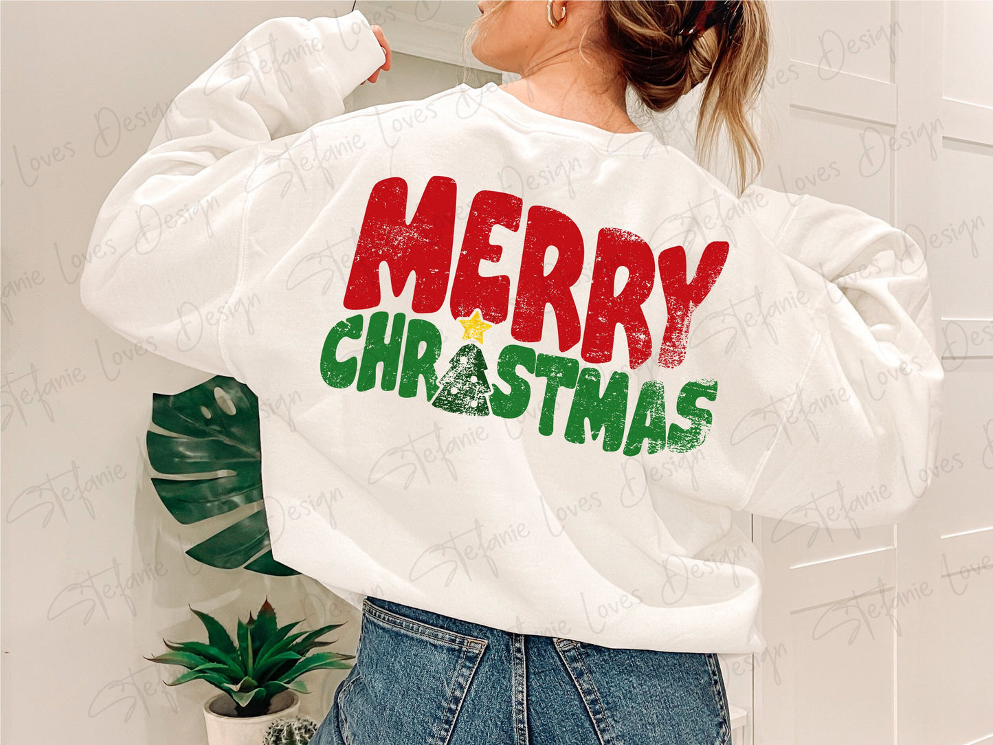 Merry Christmas PNG, Christmas distressed png, Holiday shirt png, Digital Design