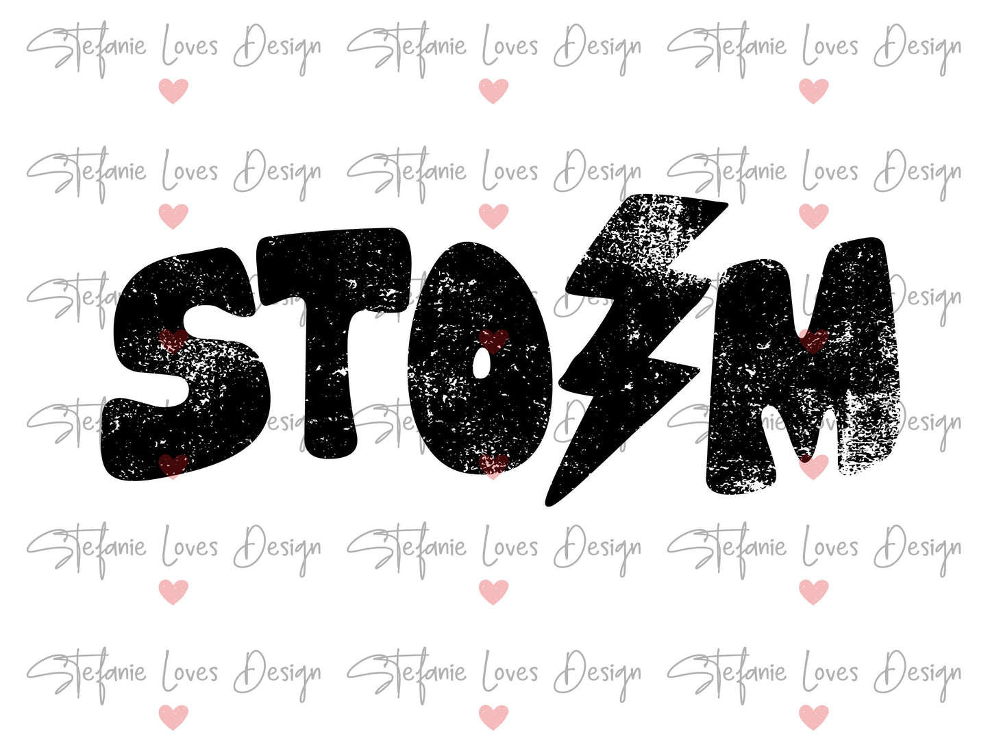 Storm Lightning Bolt Distressed png, Distressed Storm Warning png, Sports png, Digital Design