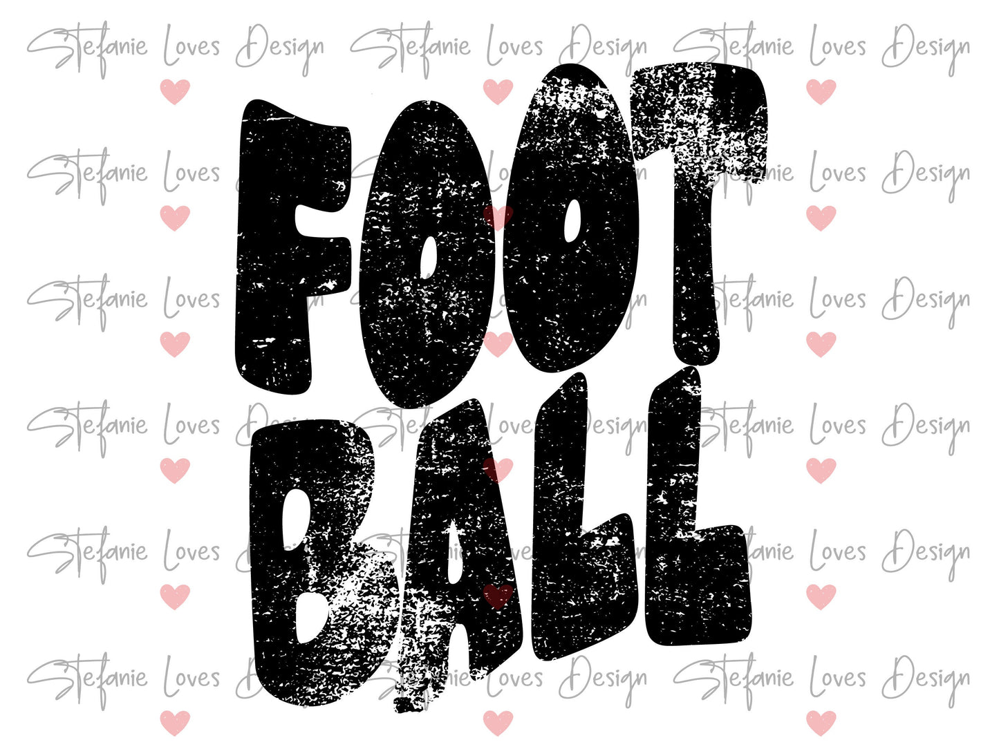 Football png, Distressed Football png, Sports png, Digital Design
