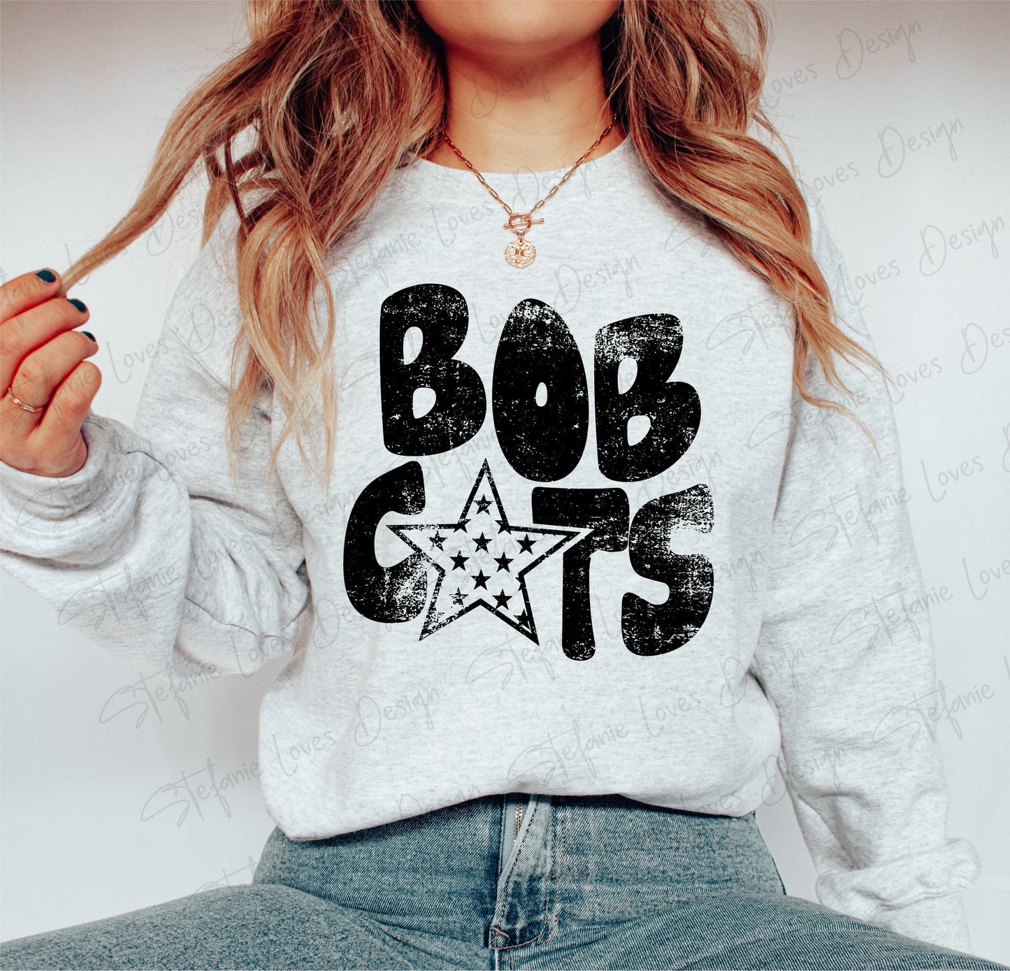 Bobcats png, Distressed Bobcats Mascot png, Digital Design, Bobcats