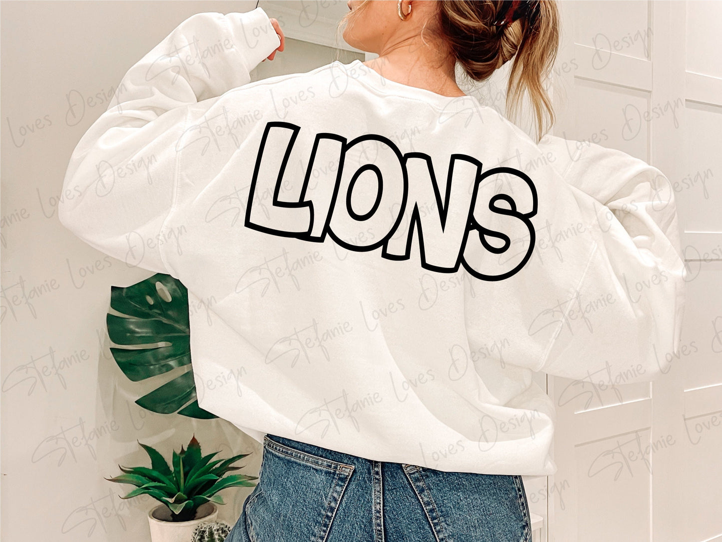 Lions svg, Lions Outline svg, Lions shirt svg, Digital Design, Lions Mascot