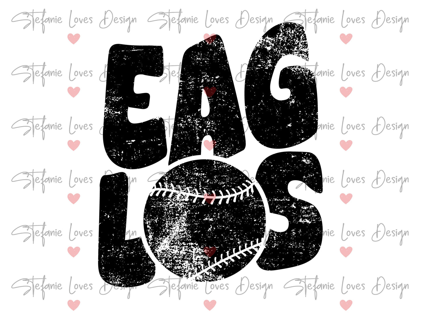 Eagles Baseball png, Distressed Eagles Baseball png, Digital Design, Eagles High School Baseball, Eagles Baseball